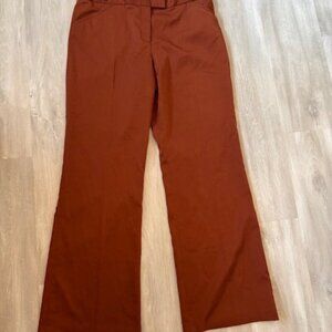 Vintage Due Per Due wide-leg trousers size 10 color Rust